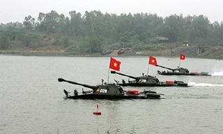 Tận thấy lính tăng Trung đoàn 206 xung trận