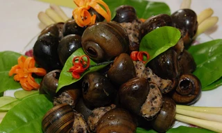 Món ăn - bài thuốc từ ốc nhồi