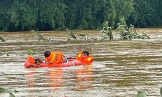 Mưa gây ngập sâu tại Lai Châu