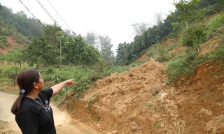 Yên Bái: Đường bị vùi lấp từ bão Yagi đến nay chưa được khôi phục