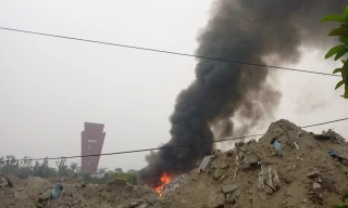 Cận cảnh nơi bị cho là ô nhiễm không khí nặng nhất Hà Nội