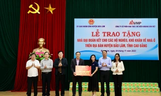 VMPCo trao tặng 50 nhà Đại đoàn kết tại Bảo Lâm, Cao Bằng