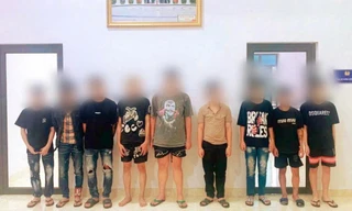 Triệu tập 11 đối tượng tham gia hỗn chiến giữa đêm khuya