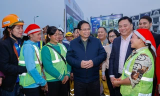 Thủ tướng dự Lễ khởi công dự án Nhà ở xã hội tại Lào Cai 