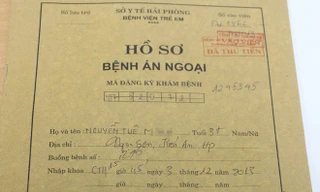 Khám răng, bé 3 tuổi nuốt kim 2,5cm