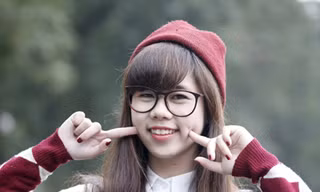 Vẻ đẹp hồn nhiên trong chiều đông Hà Nội