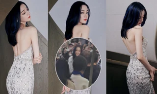 Địch Lệ Nhiệt Ba đẹp như nữ thần, 'biển người' vây quanh mà choáng váng