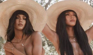 Thiên thần nội y Lais Ribeiro tung ảnh bán nude, tay che ngực trần nóng 'bỏng rẫy'
