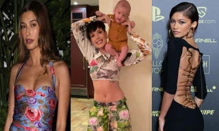 Sao Hollywood: Halsey ‘thả rông’ ở hậu trường show BTS, Hailey Bieber dự tiệc Playboy