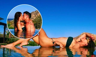 Thiên thần Brazil ‘bỏng rẫy’ với bikini bé xíu, hôn đắm đuối tình mới trong bể bơi