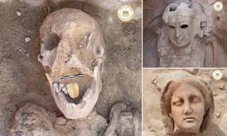 Xác ướp Ai Cập 2.000 năm tuổi có chiếc lưỡi bằng vàng