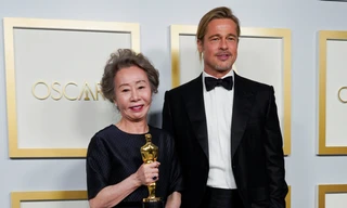 Bị hỏi vô duyên về Brad Pitt, sao Hàn đầu tiên thắng Oscar đáp: 'Tôi không phải con chó'