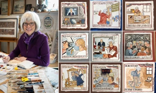 Bộ tranh kể về một năm 'ác mộng' tách biệt với xã hội do COVID-19