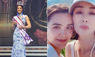 Nhan sắc con gái á hậu của 'bom gợi cảm' Chung Lệ Đề 