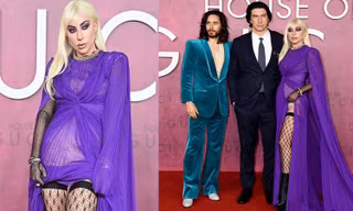 Lady Gaga diện đầm xuyên thấu nóng bỏng, liên tục vén váy lộ nội y kém duyên
