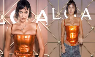 Irina Shayk ‘bức tử’ vòng một tại sự kiện, ngón áp út đeo nhẫn gây chú ý