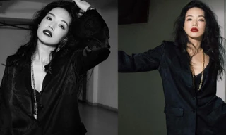 Thư Kỳ gây ‘bão’ ở tuổi 45 vì hờ hững nội y ren tại sự kiện