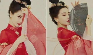 Mê mẩn tạo hình cổ trang với sắc đỏ của AngelaBaby giữa loạt ồn ào đời tư