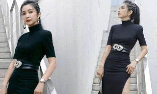 Lý Băng Băng U50 tự tin mặc váy ôm xẻ tà, sắc vóc ‘ăn đứt’ gái đôi mươi