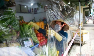 Hà Nội dừng nhiều hoạt động tại khu vực chợ vải lớn nhất miền Bắc