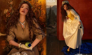 Thư Kỳ 45 tuổi vẫn xinh đẹp như công chúa bước ra từ truyện cổ tích