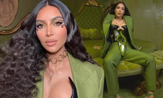 Kim Kardashian mặc áo bó sát lạ mắt o ép vòng 1 ‘bốc lửa’ sau khi bị quấy rối