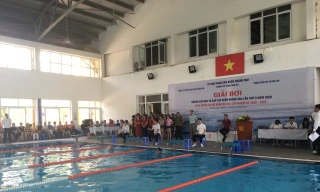 Quận Hoàng Mai, Hà Nội: Khai mạc giải bơi phòng chống đuối nước, đẩy lùi bệnh tật