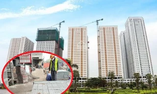 ‘Chống lệnh’ Chủ tịch Hà Nội, công trường xây dựng vẫn thi công giữa mùa dịch