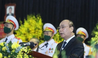 Thủ tướng đọc điếu văn tiễn biệt nguyên Tổng Bí thư Lê Khả Phiêu