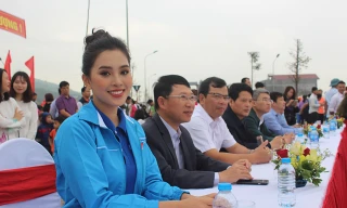 Hoa hậu Trần Tiểu Vy tại sự kiện