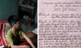 Lá đơn của một phụ huynh đề nghị Trường THCS Vân Đình (Ứng Hòa, Hà Nội) vào cuộc xác minh việc học sinh bị tát và xúc phạm.