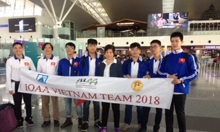 Đoàn học sinh Việt Nam tham dự cuộc thi Olympic Thiên văn và Vật lí thiên văn quốc tế (IOAA) 2018 