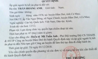 Quyết định áp giải để thi hành án