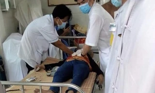 Nghi can giết vợ và là nạn nhân tự tử bất thành đang được chữa trị tại bệnh viện