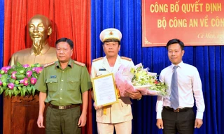 Thượng tá Hồ Việt Triều làm Phó GĐ Công an Cà Mau