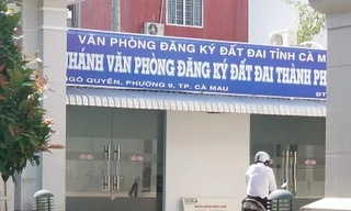 Chi nhánh văn phòng đăng ký đất đai tại thành phố Cà Mau