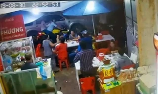 Trích xuất camera vụ xã đội trưởng chở dân quân tự vệ phá xe Bộ Công an