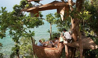 Độc đáo nhà hàng trên cây