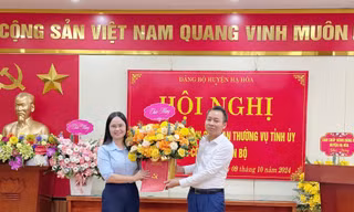 Ban Thường vụ Tỉnh ủy Phú Thọ công bố quyết định về công tác cán bộ