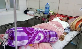 Bệnh nhân L.L.G hiện đang được điều trị tại Bệnh viện Nhiêt đới Trung ương