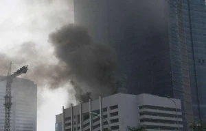 Hiện trường vụ cháy ngày 27/8 (Ảnh: Đức Thịnh/Vietnam+)