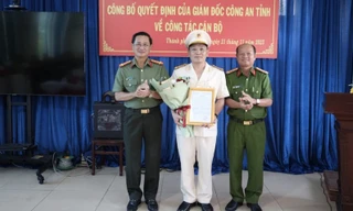 Công bố quyết định của Giám đốc Công an Tây Ninh về công tác cán bộ