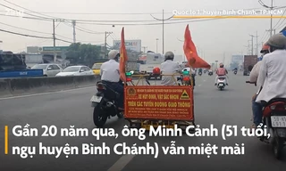 Người đàn ông 20 năm chạy xe phá trận 'đinh tặc' ở TPHCM