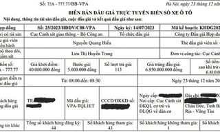 Người đàn ông kinh doanh hạt điều ở BR-VT trúng đấu giá biển số ngũ quý 7