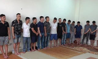 Nghệ An triệt xóa sới bạc trong rừng do nhiều đối tượng cộm cán cầm đầu