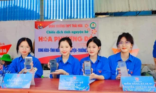 Đi tiếp sức mùa thi, đoàn viên thi tìm hiểu Nghị quyết Đại hội Đoàn 