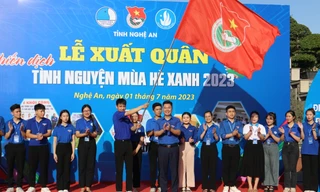 Xuất quân Chiến dịch tình nguyện Mùa hè xanh 2023