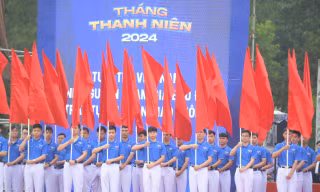 Hàng ngàn bạn trẻ tại Nghệ An tham dự Lễ khởi động Tháng Thanh niên năm 2024
