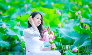 Đoàn viên thanh niên làm điểm check in đẹp như mơ bên đầm sen thơ mộng