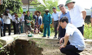 Chủ tịch Nghệ An: Làm rõ trách nhiệm các cấp, các ngành trong vụ sụt lún, hố tử thần